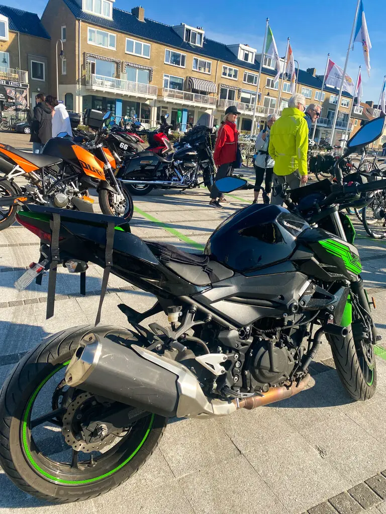 motorbike in zandvoort