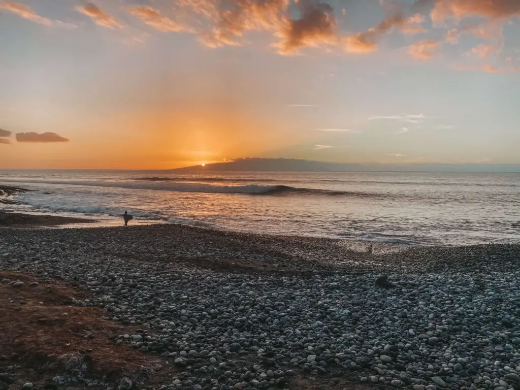 sunset playa de las americas